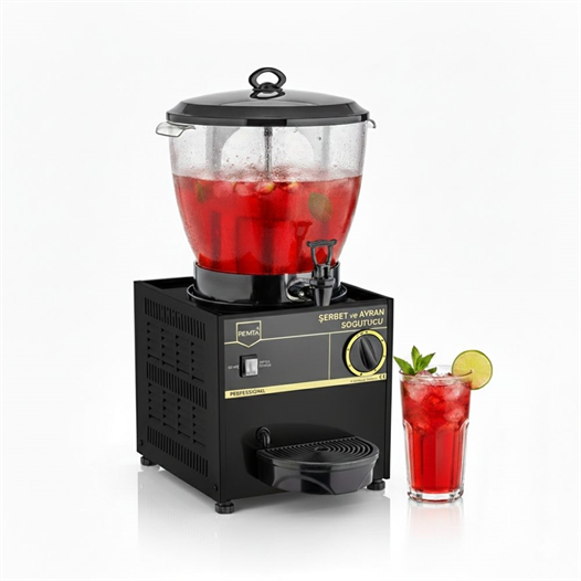 Remta Elegance ST25 16 Litre Şerbet ve Ayran Soğutucu - Siyah