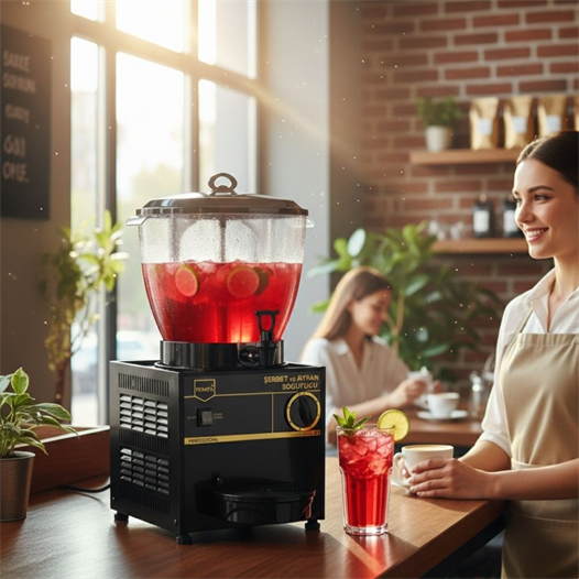 Remta Elegance ST25 16 Litre Şerbet ve Ayran Soğutucu - Siyah