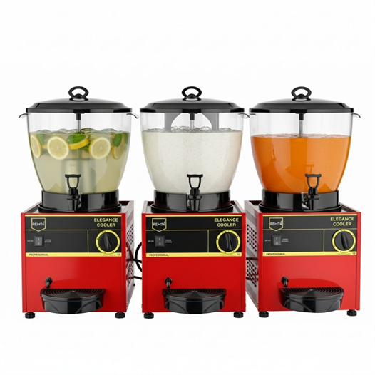 Remta Elegance ST25 16 Litre Şerbet ve Ayran Soğutucu - Kırmızı