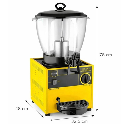 Remta Elegance ST25 16 Litre Şerbet ve Ayran Soğutucu - Sarı