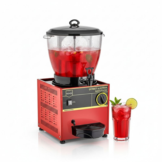 Remta Elegance ST25 16 Litre Şerbet ve Ayran Soğutucu - Kırmızı