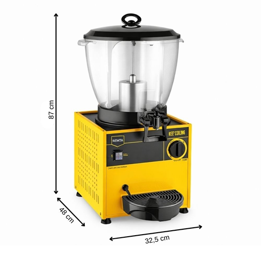 Remta Elegance ST25 21 Litre Şerbet ve Ayran Soğutucu - Sarı