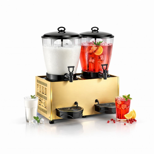 Remta Gold 20+20 Litre Çiftli Şerbet ve Ayran Soğutucu - ST29