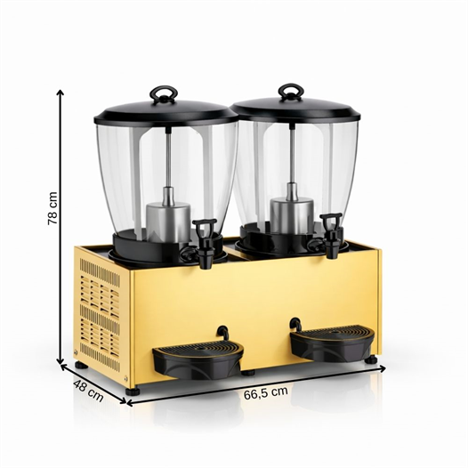Remta Gold 20+20 Litre Çiftli Şerbet ve Ayran Soğutucu - ST29