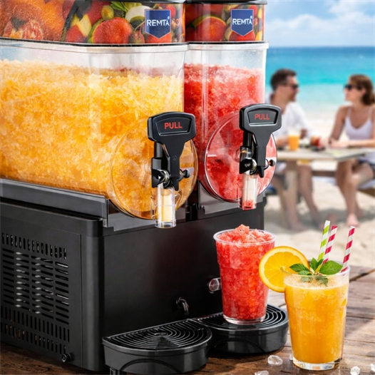 Remta 12+12 Litre İkili Slush (Buzlaş) Karlamaç Makinesi - ST26