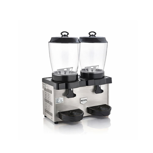 Remta ST35 Royal Mini 11+11 Litre İkili Şerbet ve Ayran Soğutucu - Gri