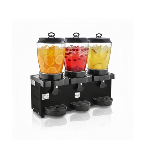 Remta ST38 Royal Mini Üçlü Şerbet ve Ayran Soğutucu 11+11+11 Litre - Siyah