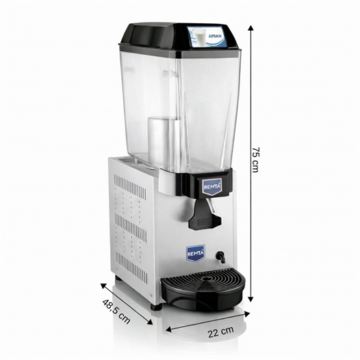 Remta 20 Litre Tekli Ayran Soğutucu  Gri- ST11