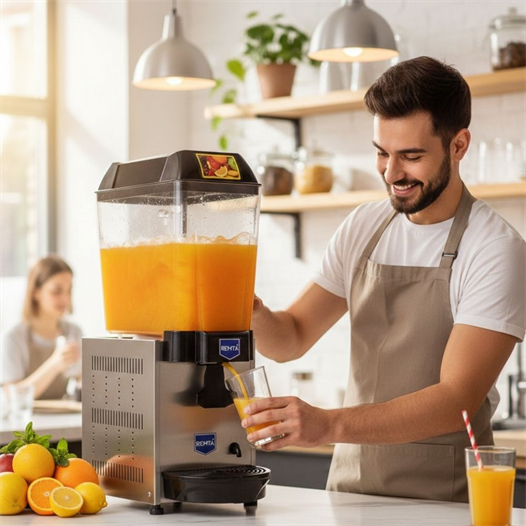 Remta 20 Litre Tekli Şerbet Soğutucu Gri - ST10