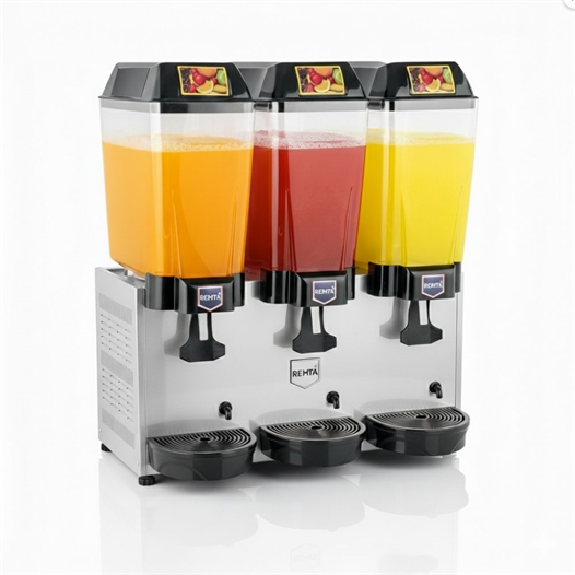Remta 20+20+20 Litre Üçlü Şerbet Soğutucu Gri - ST16