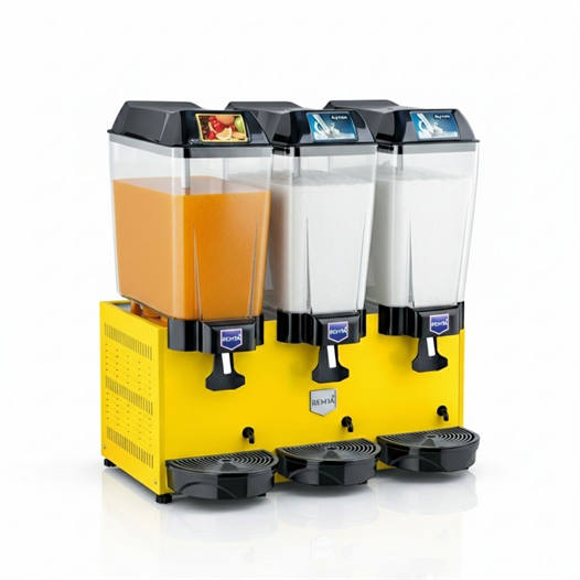 Remta 20+20+20 Litre Şerbet + Ayran + Ayran Soğutucu Sarı - ST19