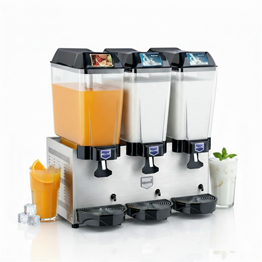 Remta 20+20+20 Litre Şerbet + Ayran + Ayran Soğutucu Gri - ST19