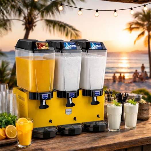 Remta 20+20+20 Litre Şerbet + Ayran + Ayran Soğutucu Sarı - ST19