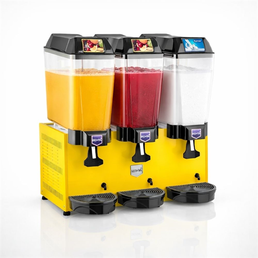 Remta 20+20+20 Litre Şerbet + Şerbet + Ayran Soğutucu Sarı - ST17