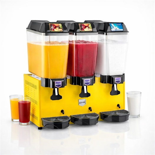 Remta 20+20+20 Litre Şerbet + Şerbet + Ayran Soğutucu Sarı - ST17