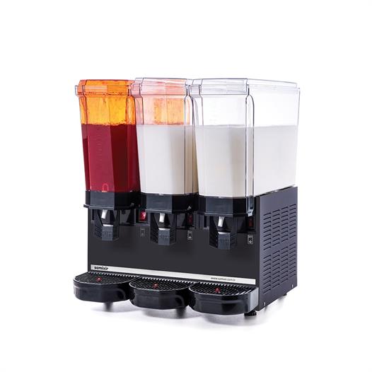 Samixir Klasik Triple 60 Lt Fıskiyeli-Karıştırıcılı Soğuk İçecek Makinesi 60-SMMB