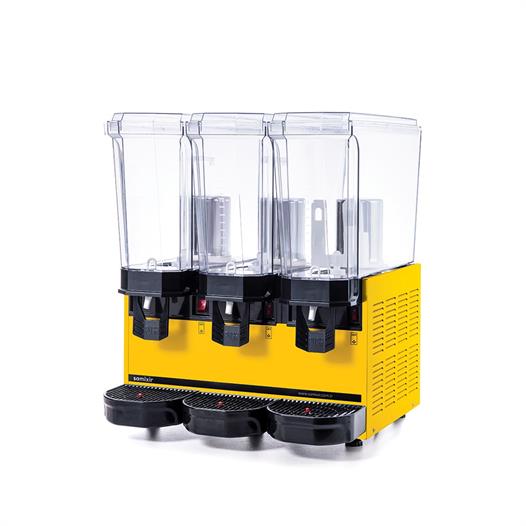 Samixir Klasik Triple 60 Lt Fıskiyeli-Karıştırıcılı Soğuk İçecek Makinesi 60-SSMY