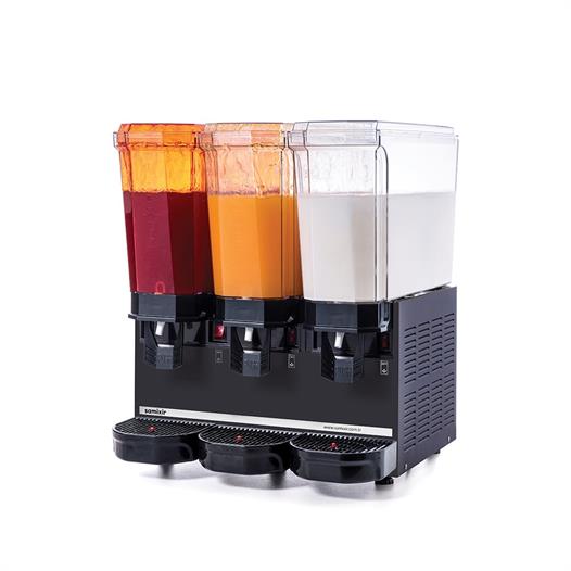 Samixir Klasik Triple 60 Lt Fıskiyeli-Karıştırıcılı Soğuk İçecek Makinesi 60-SSMB