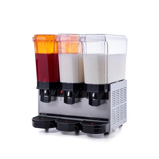 Samixir Klasik Triple 60 Lt Fıskiyeli-Karıştırıcılı Soğuk İçecek Makinesi 60-SMMI