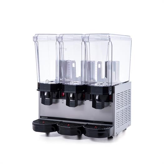 Samixir Klasik Triple 60 Lt Fıskiyeli-Karıştırıcılı Soğuk İçecek Makinesi 60-SMMI