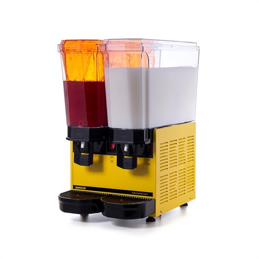 Samixir Klasik Twin 20+20 Lt Fıskiyeli-Karıştırıcılı Soğuk İçecek Makinesi 40-SMY