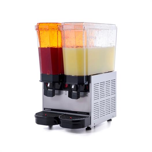 Samixir Klasik Twin 20+20 Lt Fıskiyeli Soğuk İçecek Makinesi 40-SSI