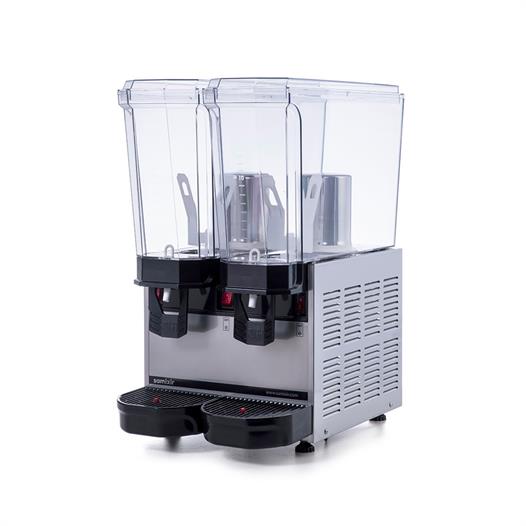 Samixir Klasik Twin 20+20 Lt Karıştırıcılı Soğuk İçecek Dispanseri Makinesi 40-MMI