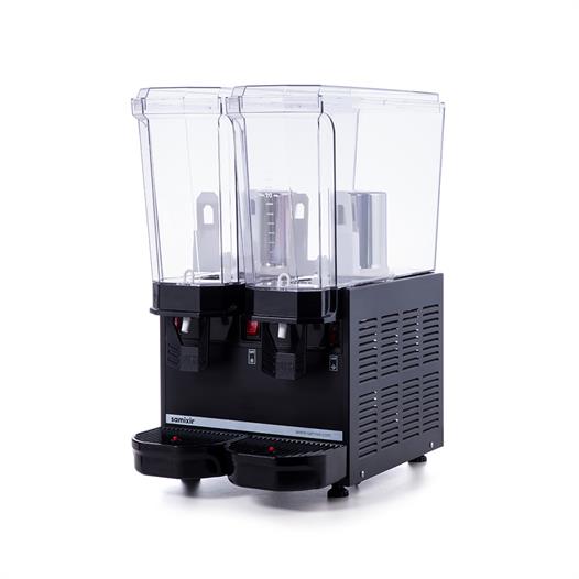 Samixir Klasik Twin 20+20 Lt Karıştırıcılı Soğuk İçecek Dispanseri Makinesi 40-MMB