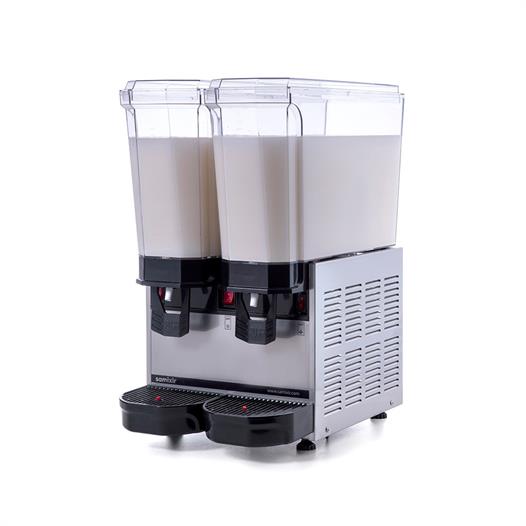 Samixir Klasik Twin 20+20 Lt Karıştırıcılı Soğuk İçecek Dispanseri Makinesi 40-MMI