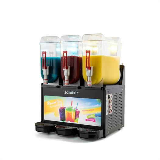 Samixir Triple Allure Üçlü 12+12+12 Lt Slush Buzlaş Karlamaç Makinesi SLUSH-36-BA