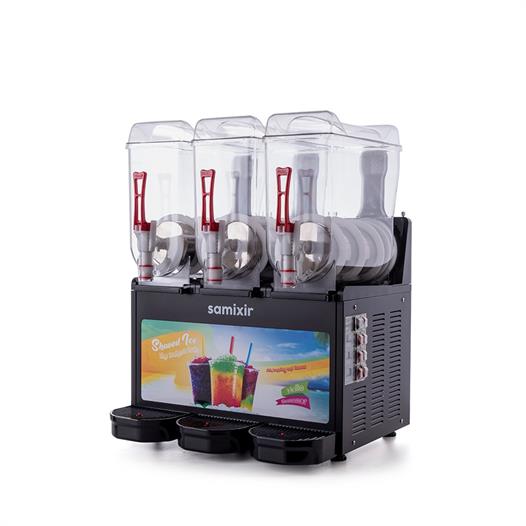 Samixir Triple Allure Üçlü 12+12+12 Lt Slush Buzlaş Karlamaç Makinesi SLUSH-36-BA