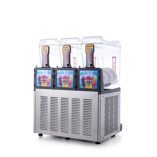 Samixir Triple Allure Üçlü 12+12+12 Lt Slush Buzlaş Karlamaç Makinesi SLUSH-36-IA