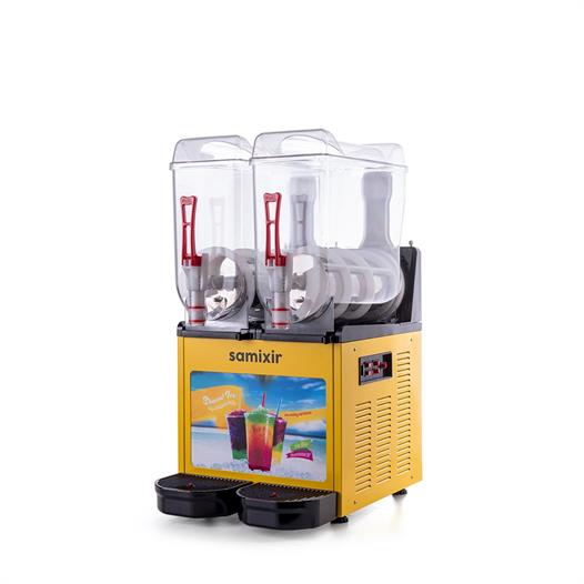 Samixir Twin Allure Çiftli 12+12 Lt Slush Buzlaş Karlamaç Makinesi SLUSH-24-YA