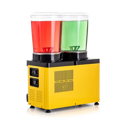 Samixir Twin Panoramik Analog 10+10 Lt Soğutuculu İçecek Dispenseri Makinesi MM20-AY