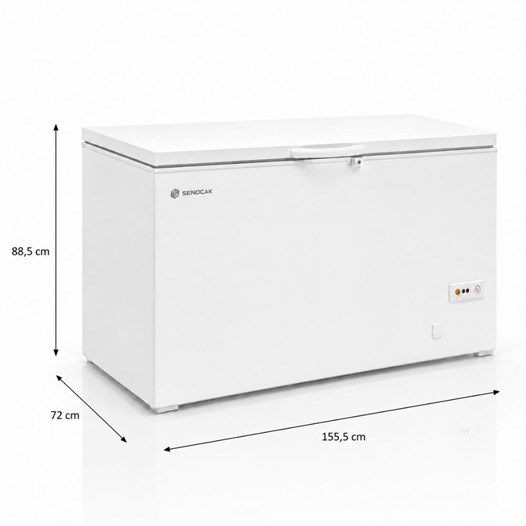 Şenocak D-580 DF Dual Sandık Tipi Derin Dondurucu