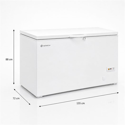 Şenocak D-580 DF Dual Sandık Tipi Derin Dondurucu