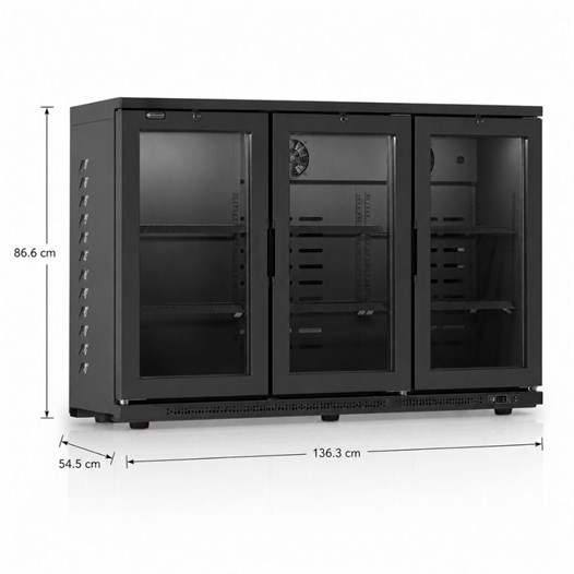 Şenocak GC 240 BB Üç Kapılı Bar Altı Şişe Soğutucu 220V