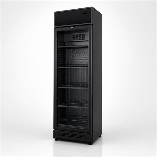 Şenocak GC-375 EC Carel Tek Kapılı Siyah Termostatlı Şişe Soğutucu Dolap 220V