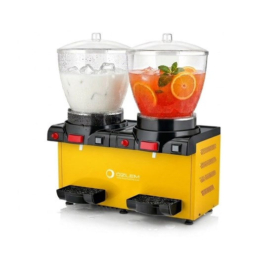 Şerbetto 20+20 Litre Şerbet ve Ayran Soğutucu - Siyah