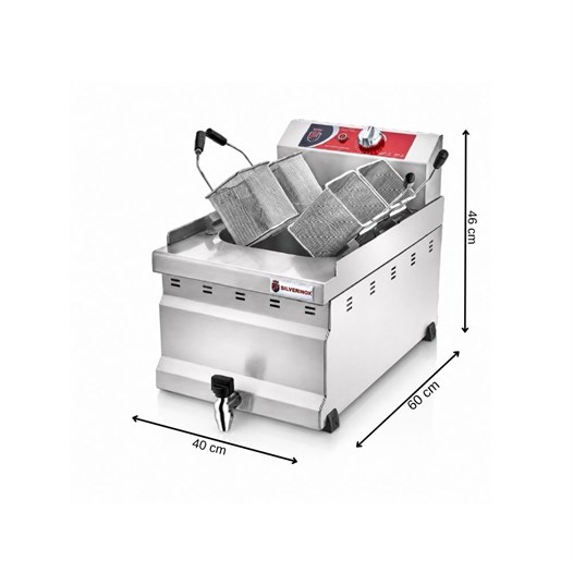 Silverinox Elektrikli Makarna Haşlama 8 Litre 220V