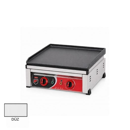 Silverinox Elektrikli Set Üstü Döküm Düz Pleyt Izgara 50 Cm 220V