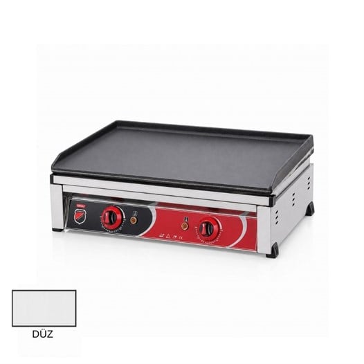 Silverinox Elektrikli Set Üstü Döküm Düz Pleyt Izgara 70 Cm 220V