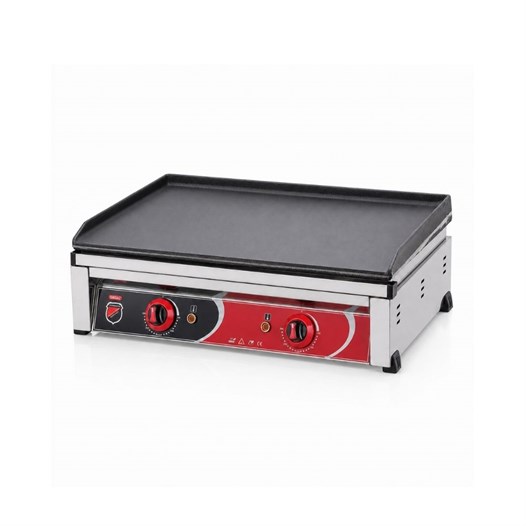 Silverinox Elektrikli Set Üstü Döküm Düz Pleyt Izgara 70 Cm 220V