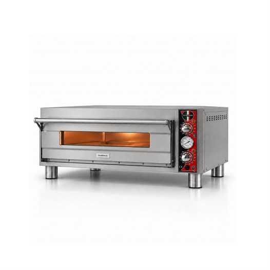 Silverinox Elektrikli Tek Kat 30 Cm 4 Pizza Kapasiteli Pizza Fırını 380V