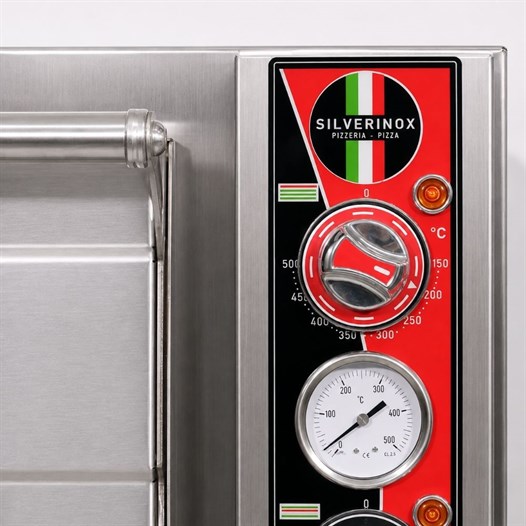 Silverinox Elektrikli Tek Kat 30 Cm 6 Pizza Kapasiteli Pizza Fırını 380V