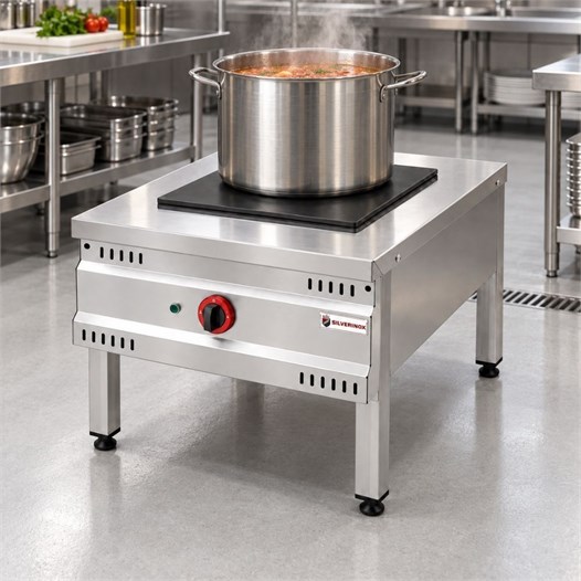 Silverinox Elektrikli Yer Ocağı 40 Cm 380V