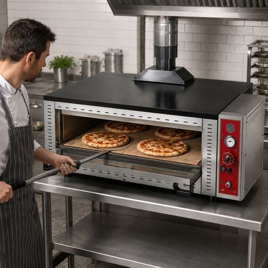 Silverinox Tüplü 30 Cm 6 Pizza Kapasiteli Pizza Fırını