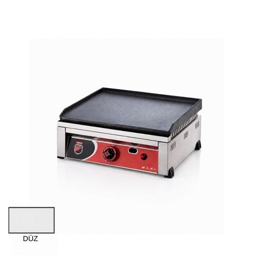 Silverinox Tüplü Set Üstü Döküm Düz Pleyt Izgara 50 Cm