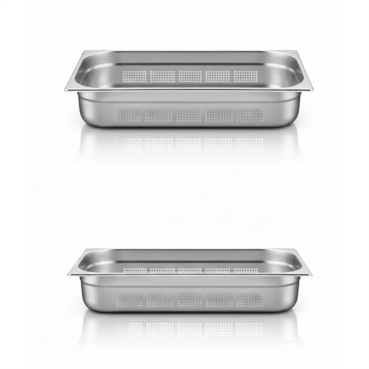 ÜRET Delikli Gastronom Küvet GN 1/1 40 mm 5 lt