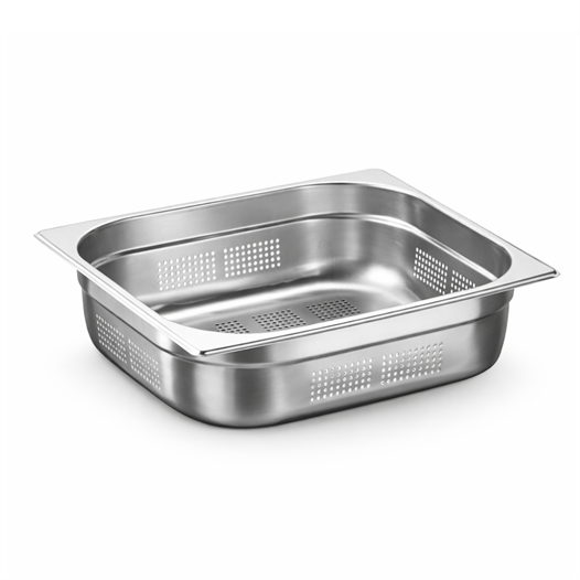 ÜRET Delikli Gastronom Küvet GN 2/3 20 mm 1,5 lt